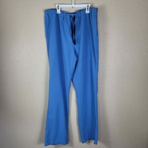 FIGS Sz L Mens Pisco Basic Scrub Pants Blue Medical